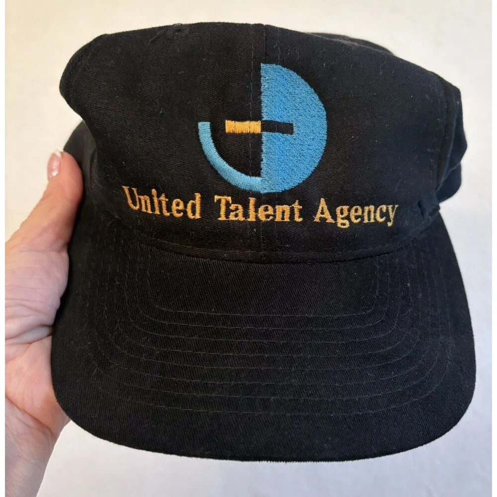Vintage UTA United Talent Agency Staff Snapback Hat SportsCap Hollywood Cap
